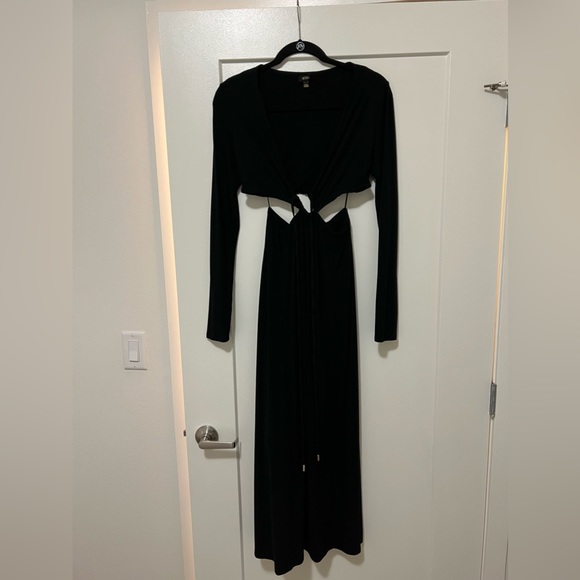 AFRM Bondi Dress in Noir - Picture 5 of 5